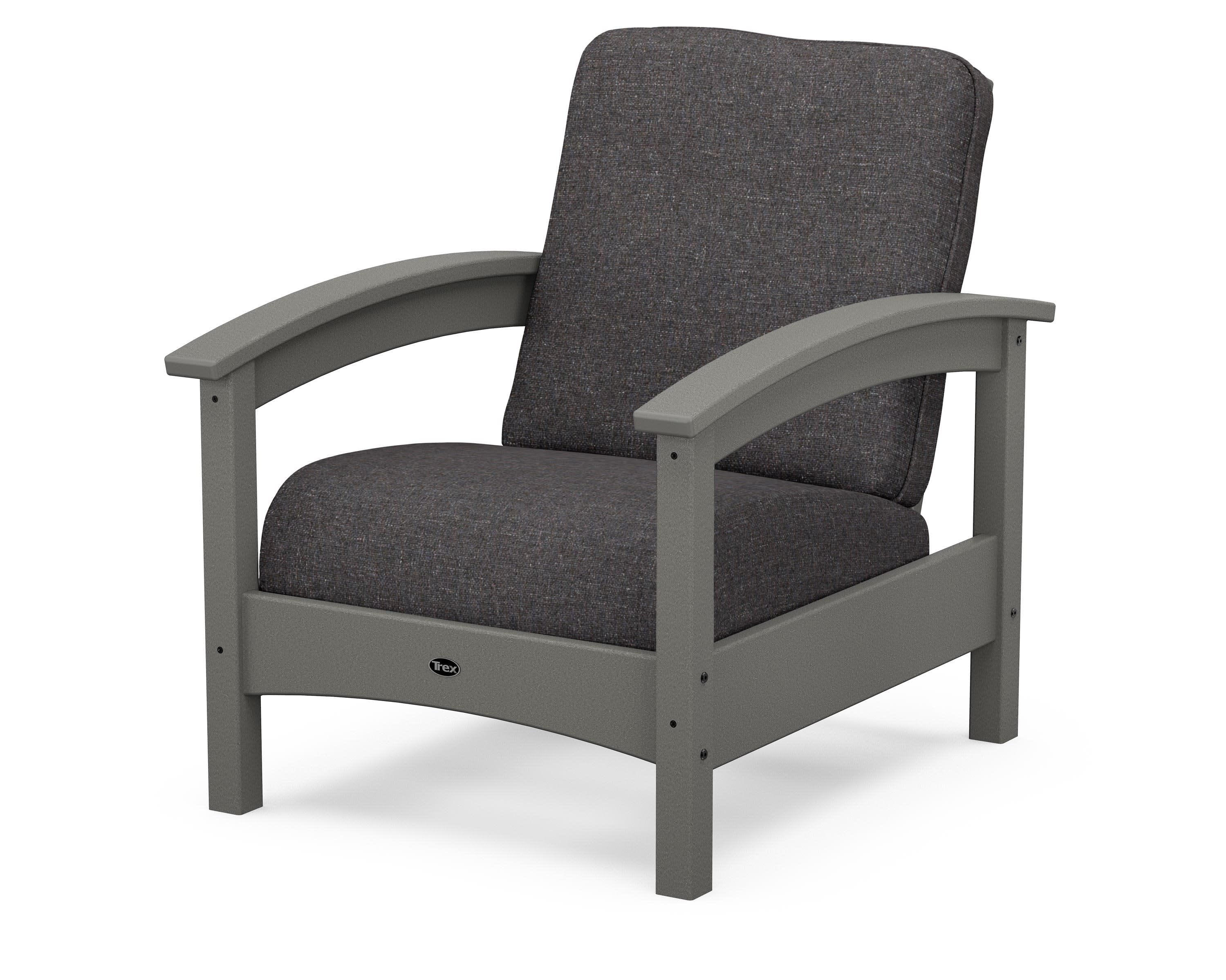 Rockport Club Chair in Stepping Stone / Ash Charcoal