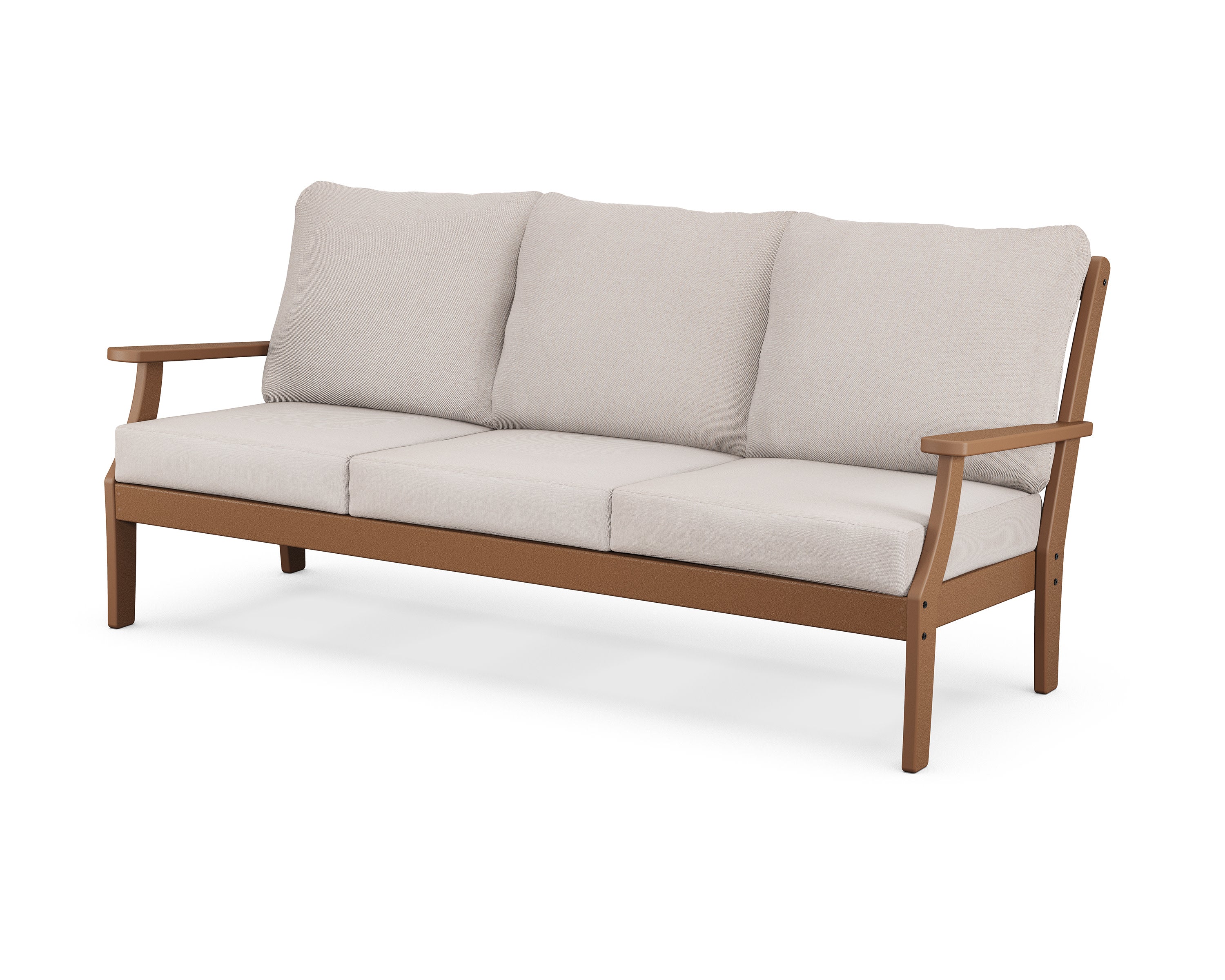 Yacht Club Deep Seating Sofa in Tree House / Dune Burlap