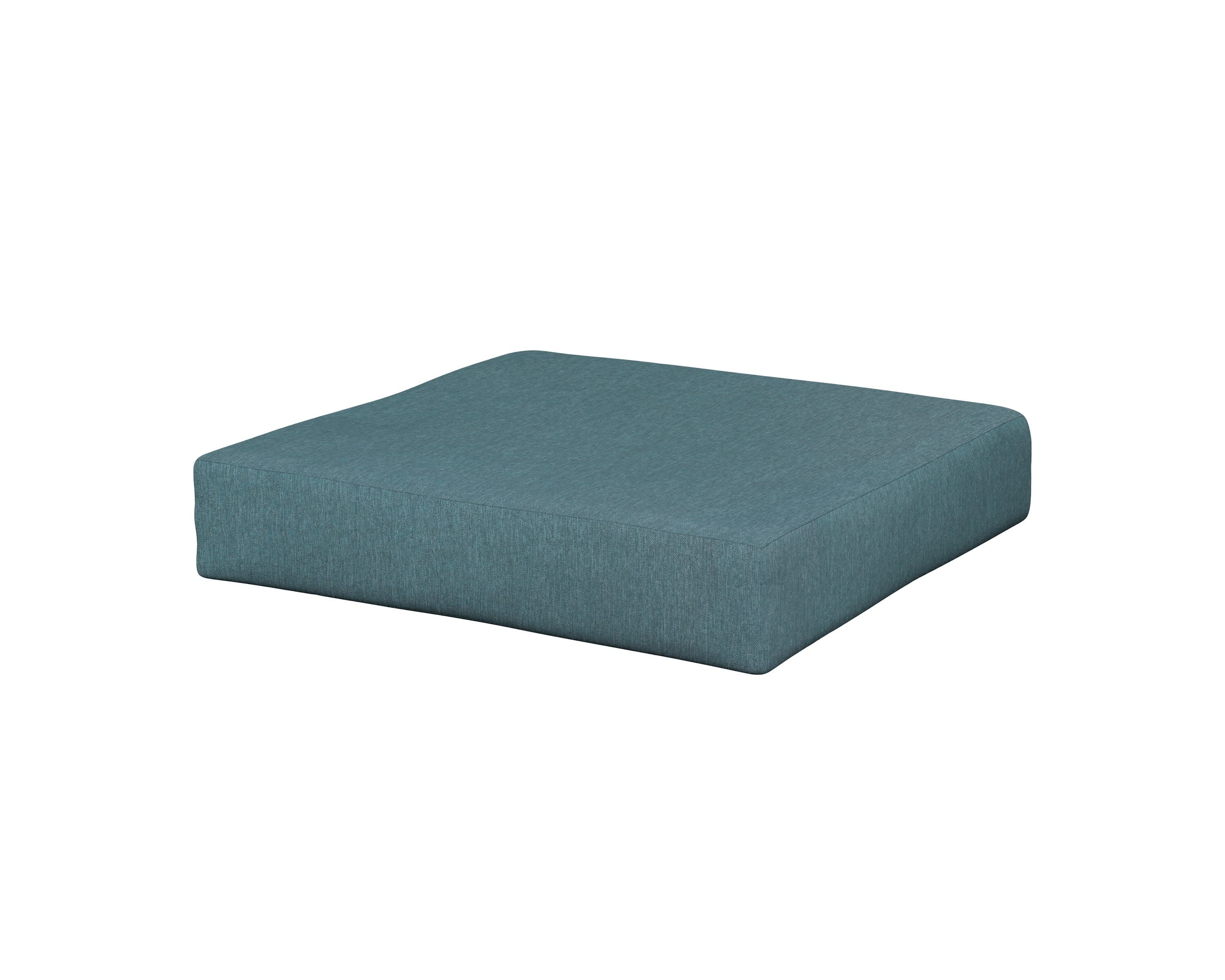 Modular Ottoman Cushion in Ocean Teal
