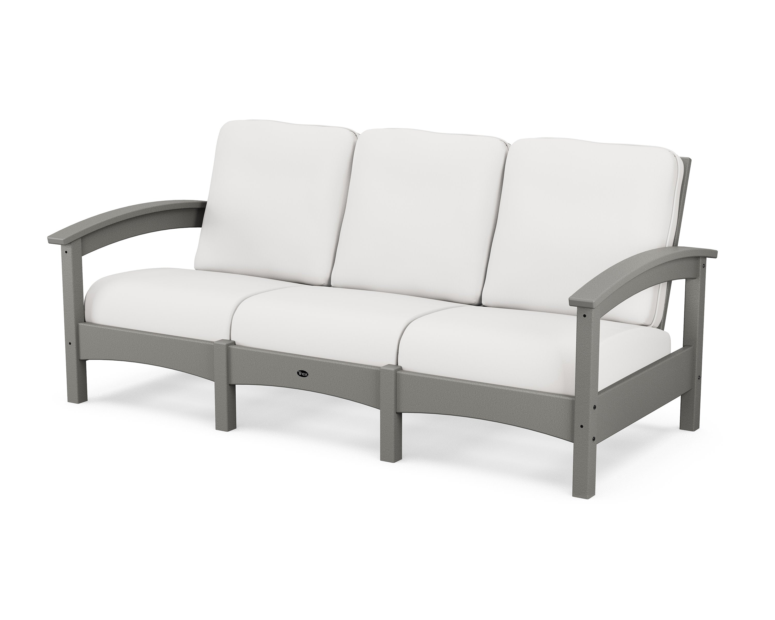 Rockport Club Sofa in Stepping Stone / Natural Linen