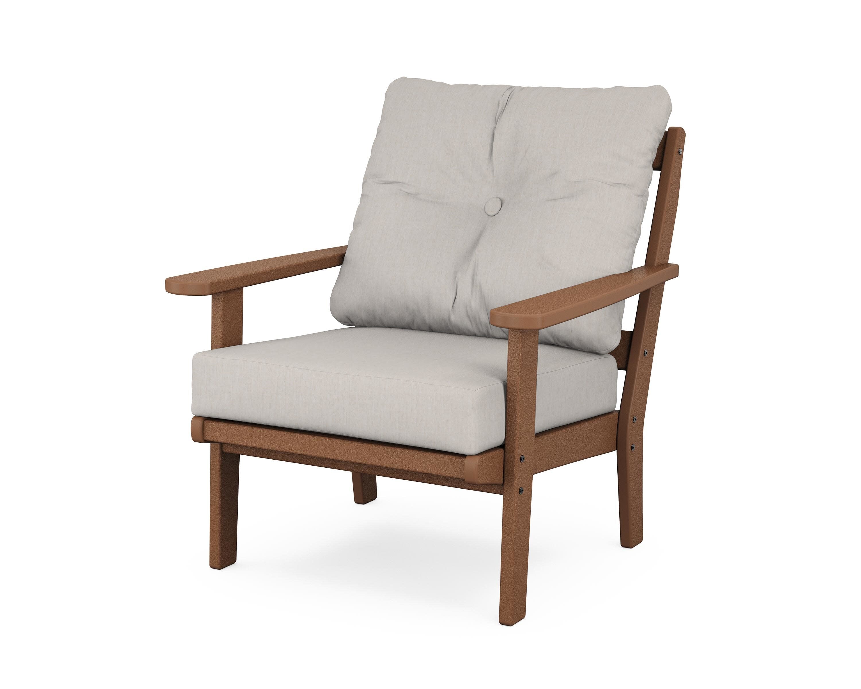 Cape Cod Deep Seating Chair in Tree House / Cast Ash