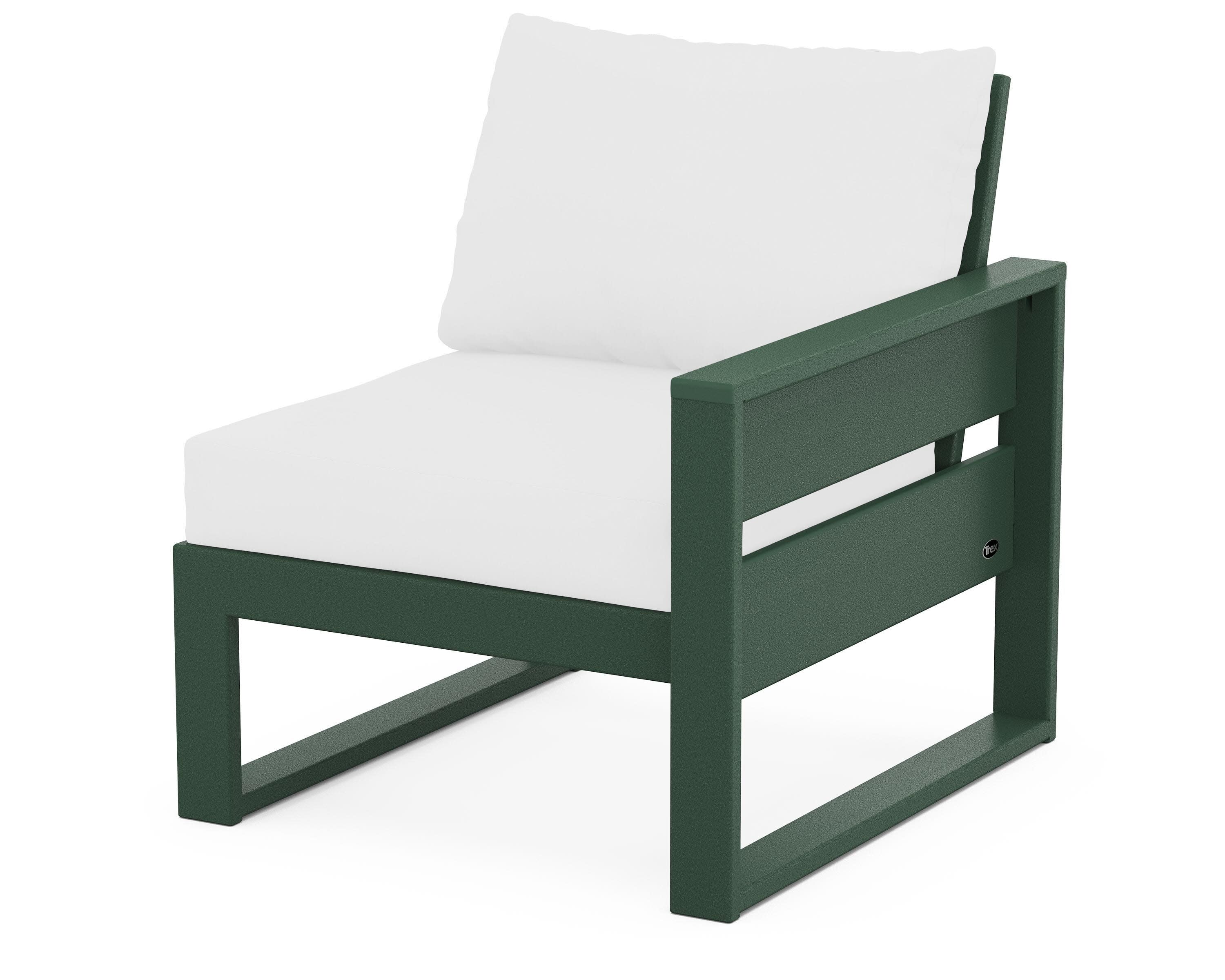 Eastport Modular Right Arm Chair in Rainforest Canopy / Natural