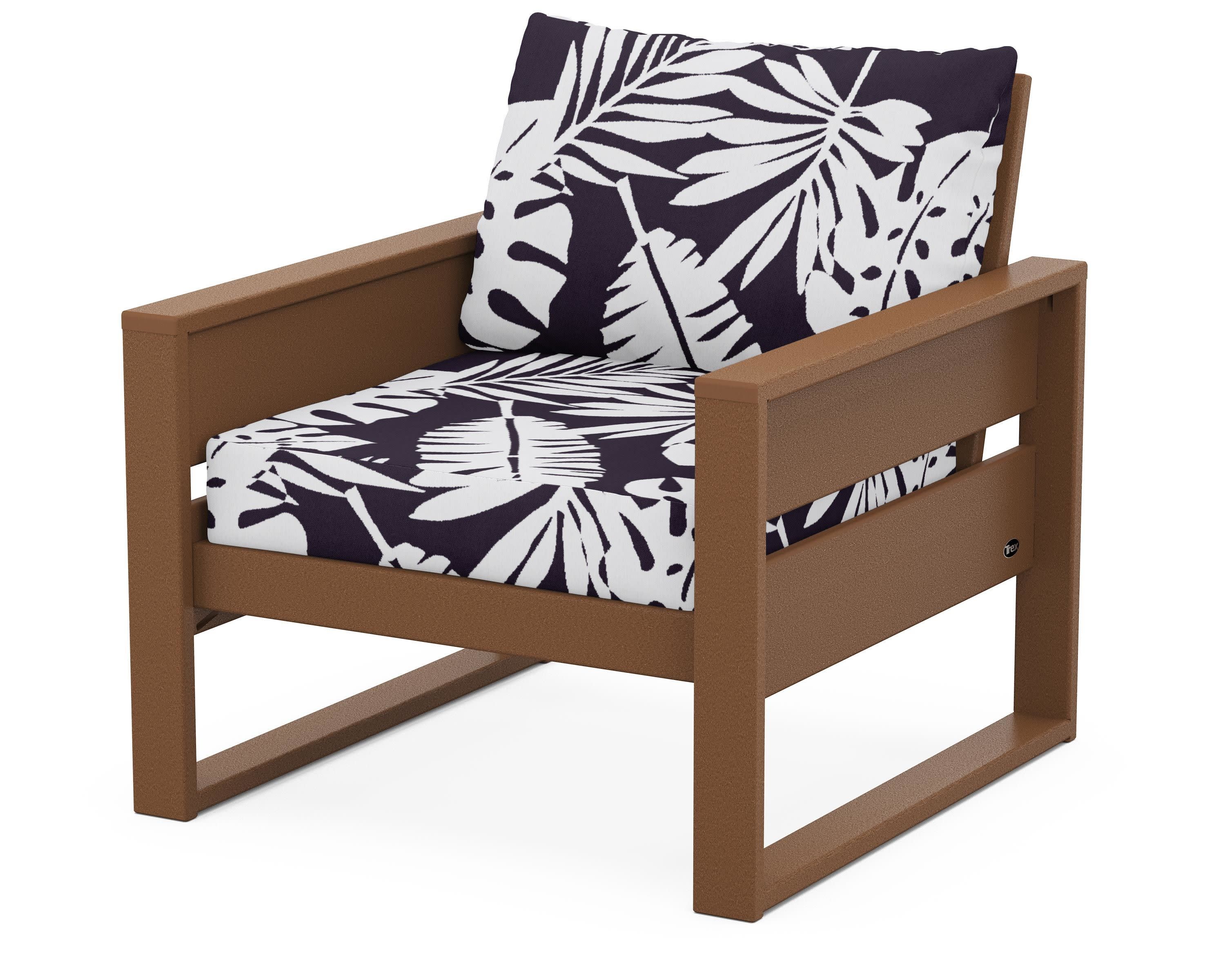 Eastport Club Chair in Tree House / Leaf Navy