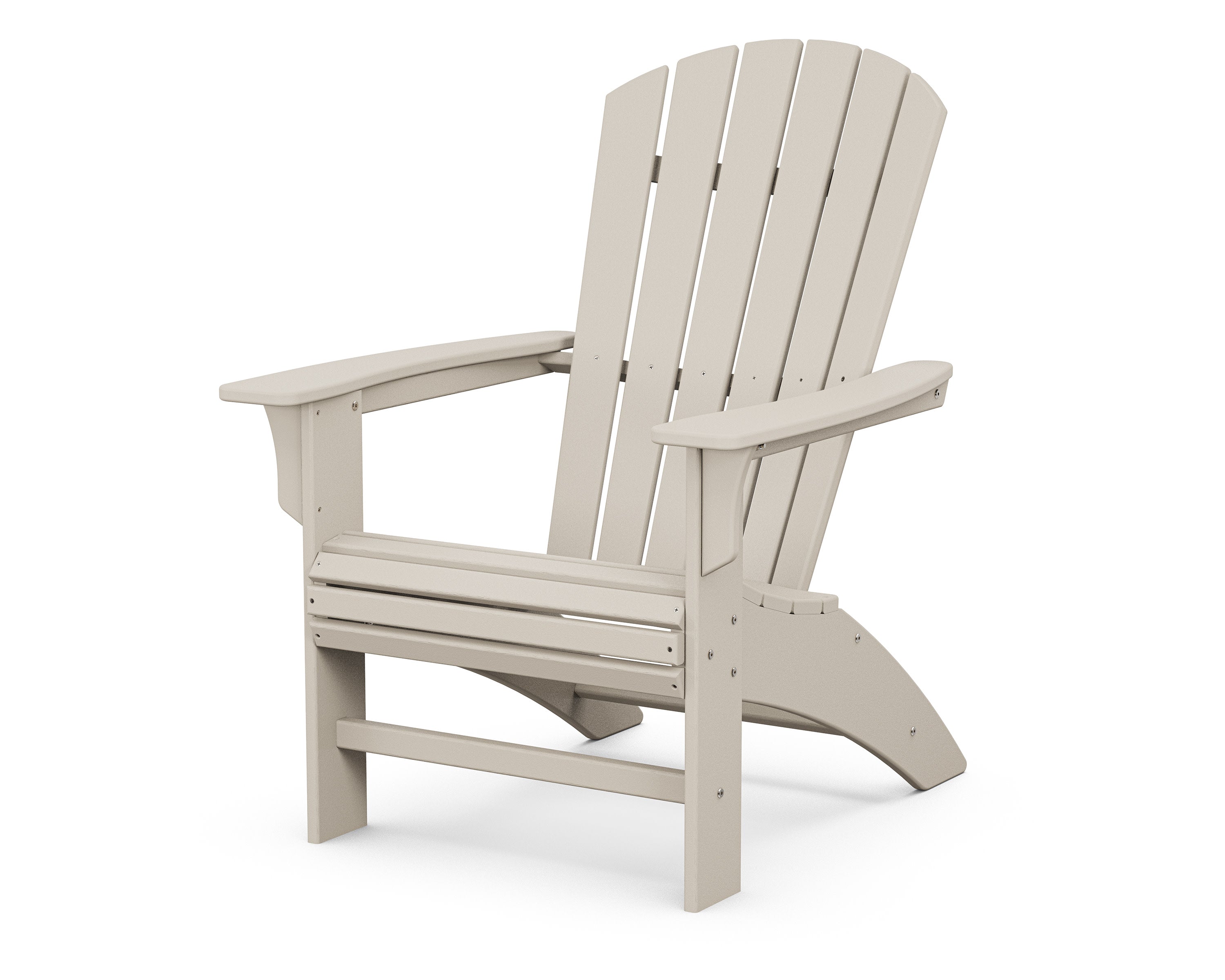 Yacht Club Curveback Adirondack Chair in Sand Castle