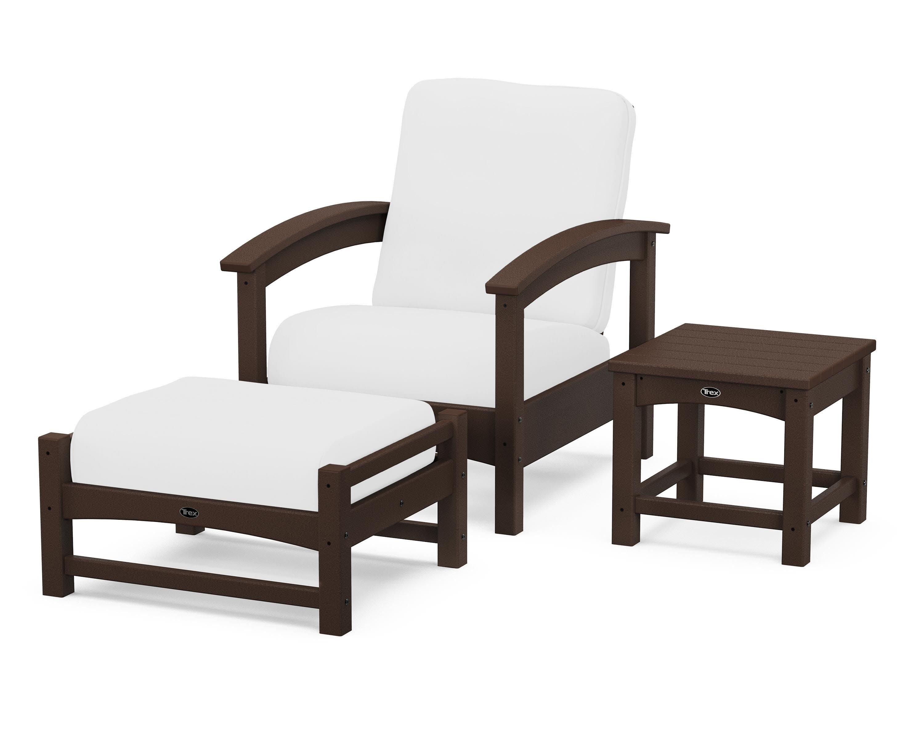Rockport 3-Piece Deep Seating Set in Vintage Lantern / Natural