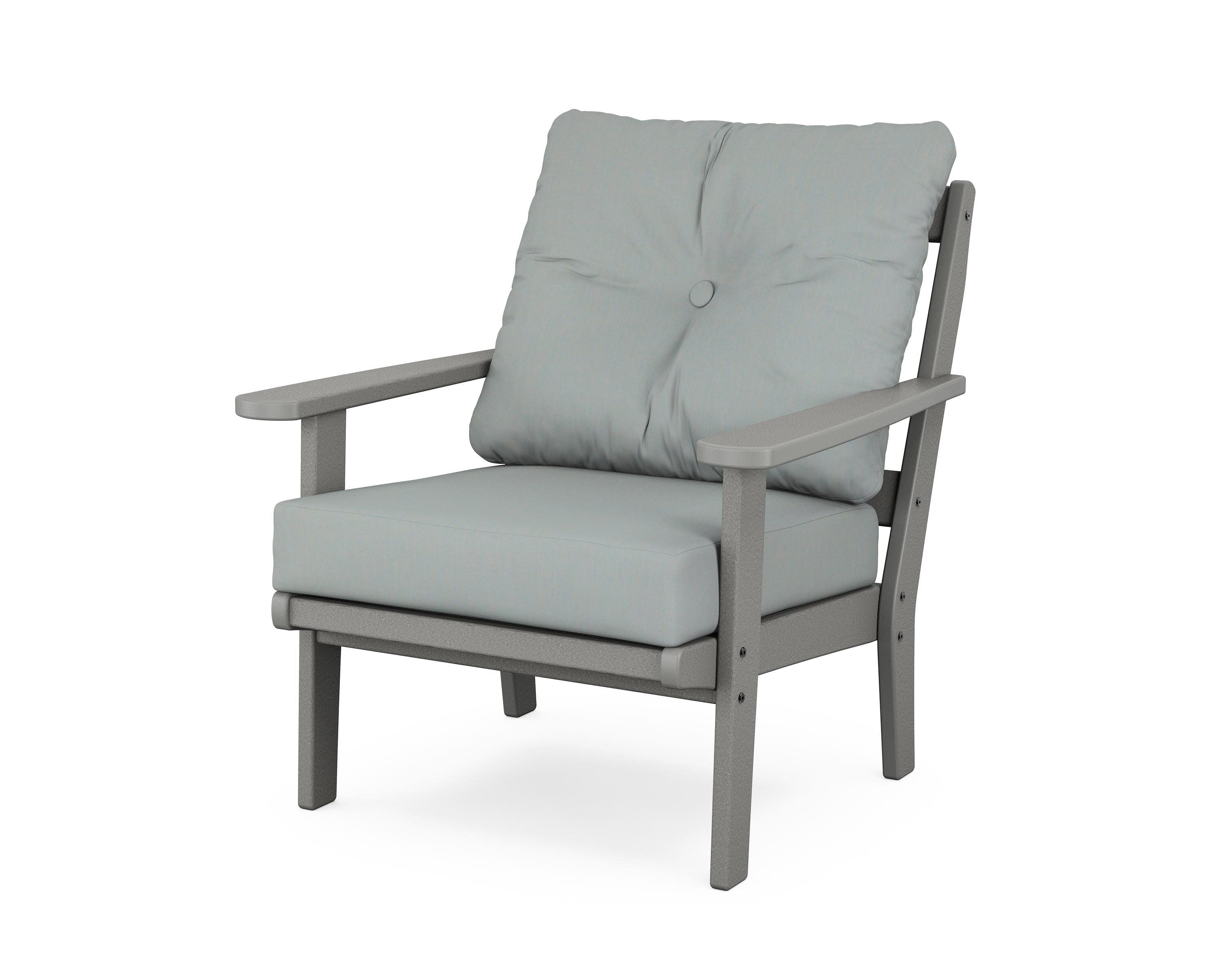 Cape Cod Deep Seating Chair in Stepping Stone / Spa
