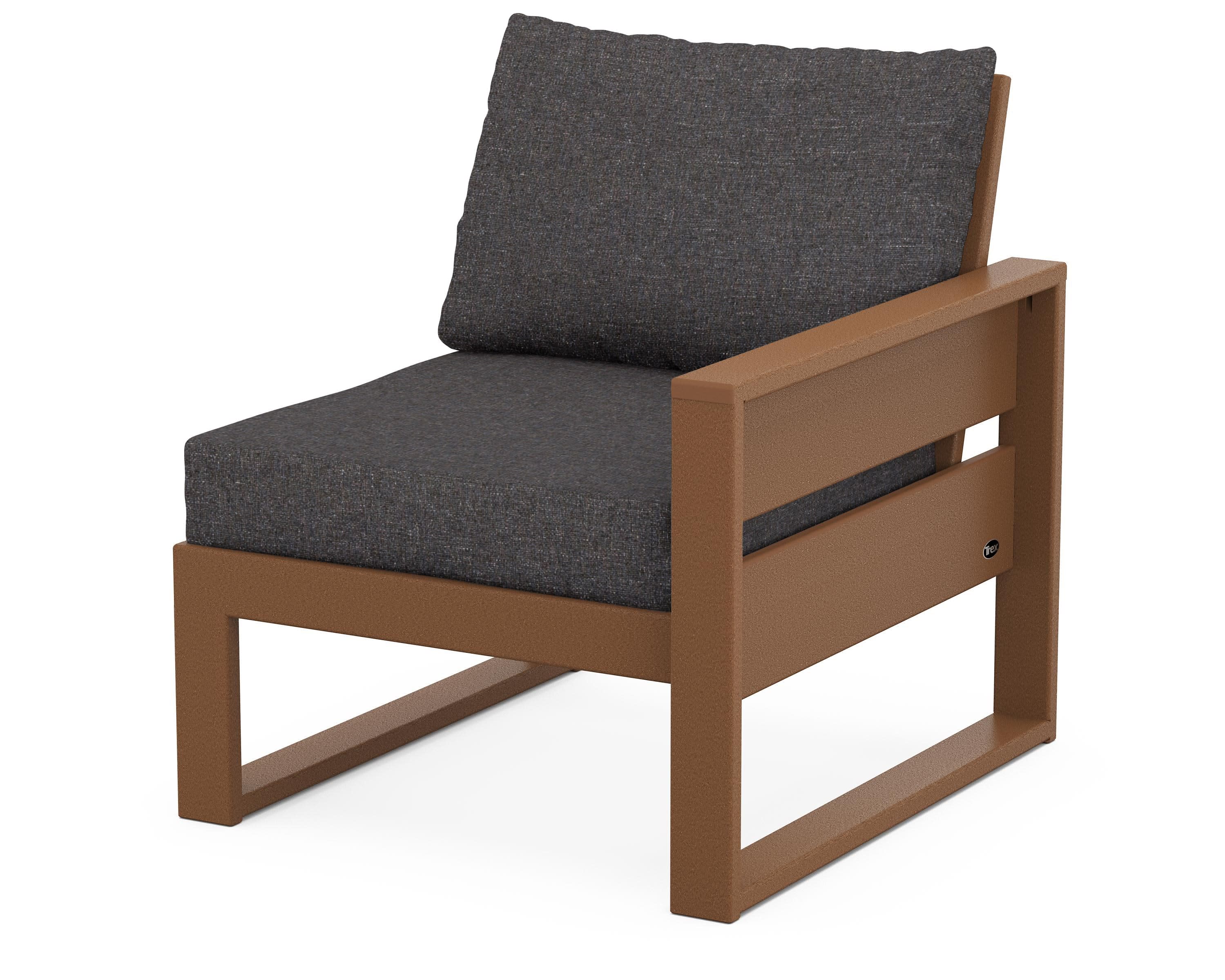 Eastport Modular Right Arm Chair in Tree House / Ash Charcoal